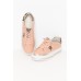 Manny Blush Platform Leather Sneaker