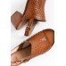 Melanie Tan Woven Slingback Heel